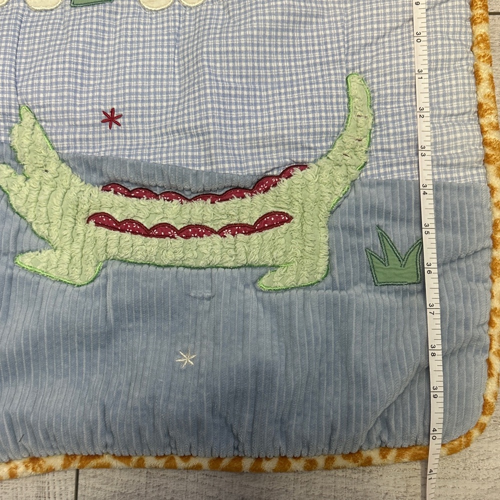 Vintage Kids Jungle Safari Themed Blanket - Picture 9 of 9